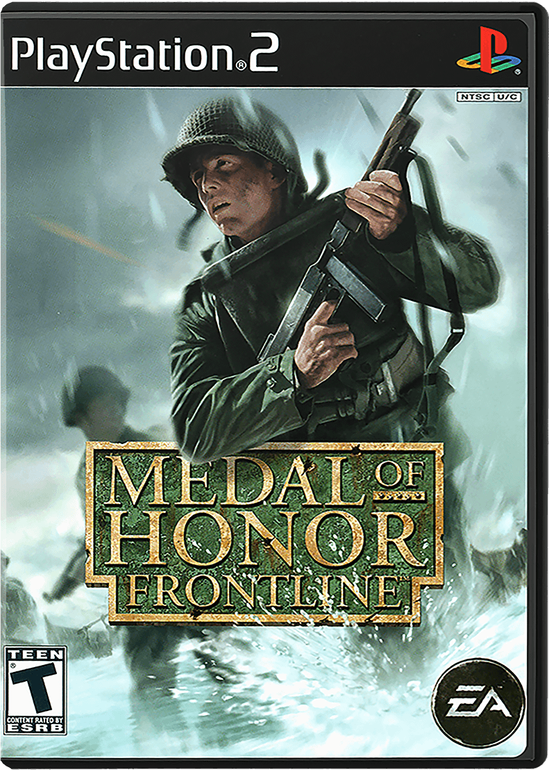 Medal of Honor Frontline box art for Playstation 2